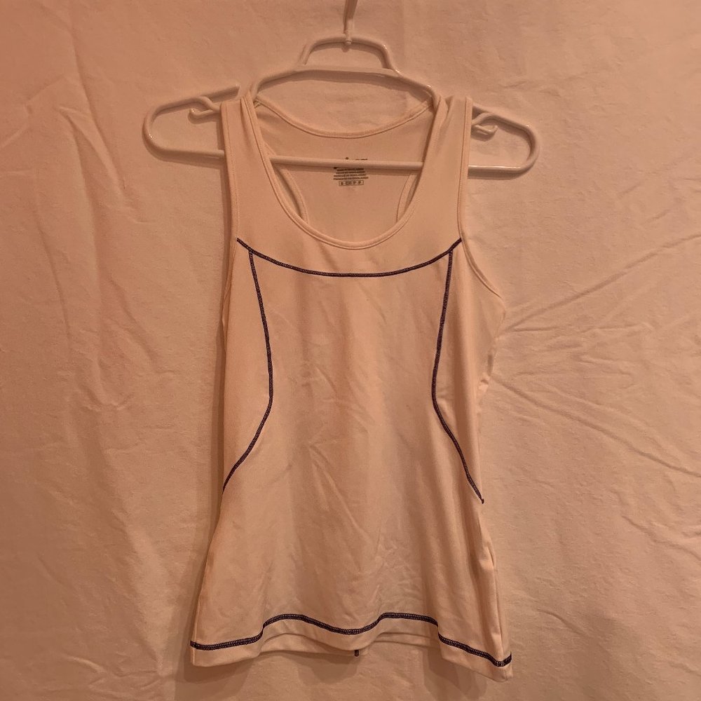Prince White Athletic Tank Top